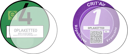 Selbstklebende Folien für Deutschland und Frankreich