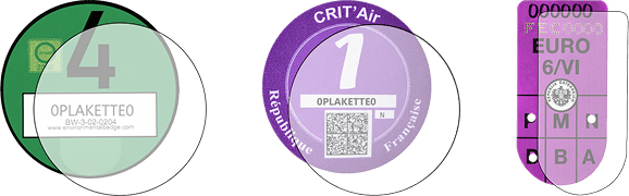 Selbstklebende Folien für Deutschland, Frankreich und Österreich