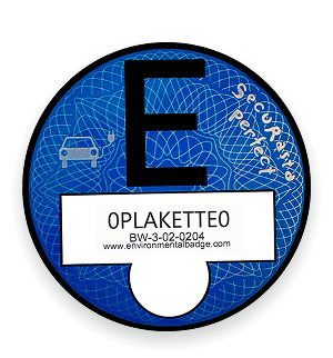 Blaue E-Plakette für Deutschland
