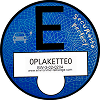 Blaue E-Plakette